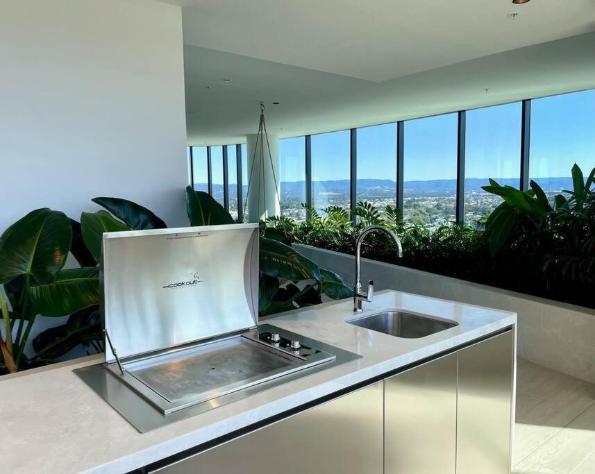 New Impressive 180° River View 1 Bed Apt With Pool 47F Gold Coast Exterior foto