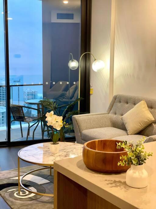 New Impressive 180° River View 1 Bed Apt With Pool 47F Gold Coast Exterior foto
