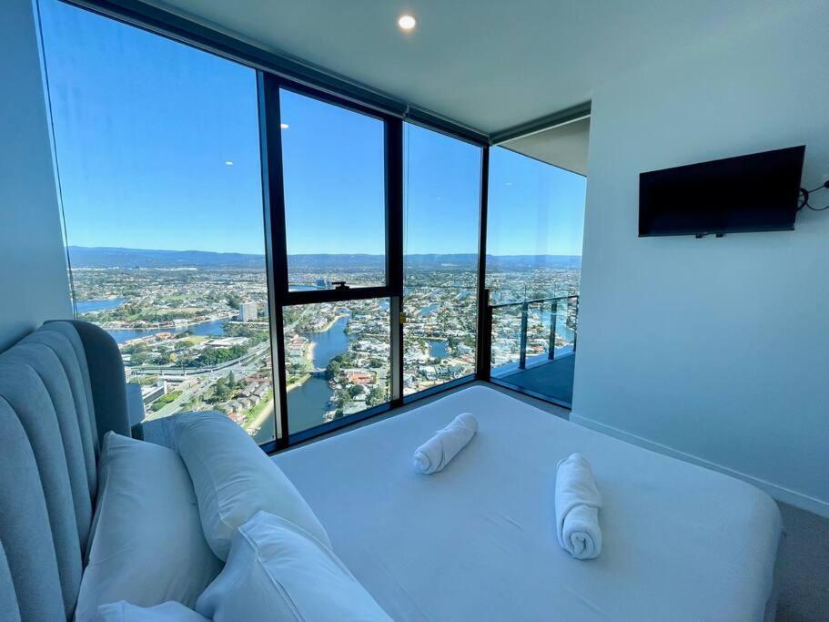 New Impressive 180° River View 1 Bed Apt With Pool 47F Gold Coast Exterior foto